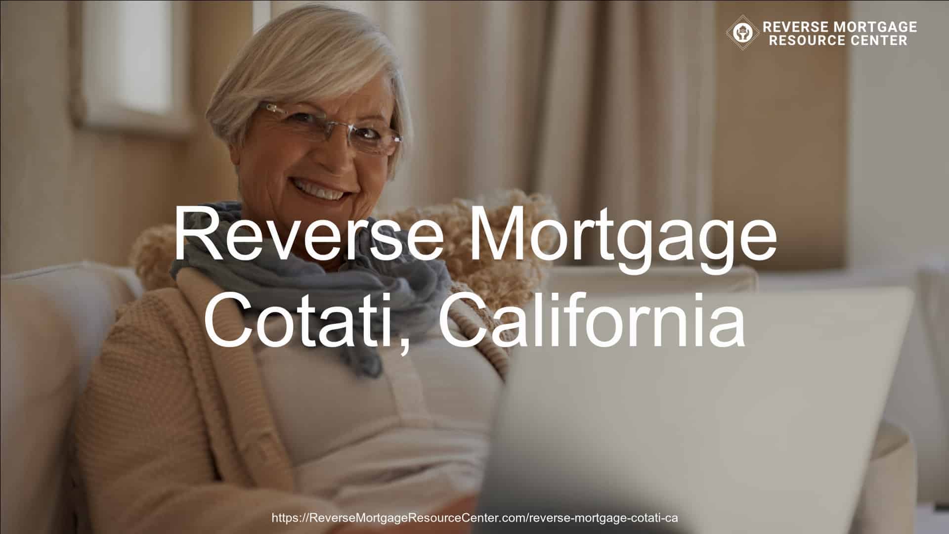 Reverse Mortgage Loans in Cotati California