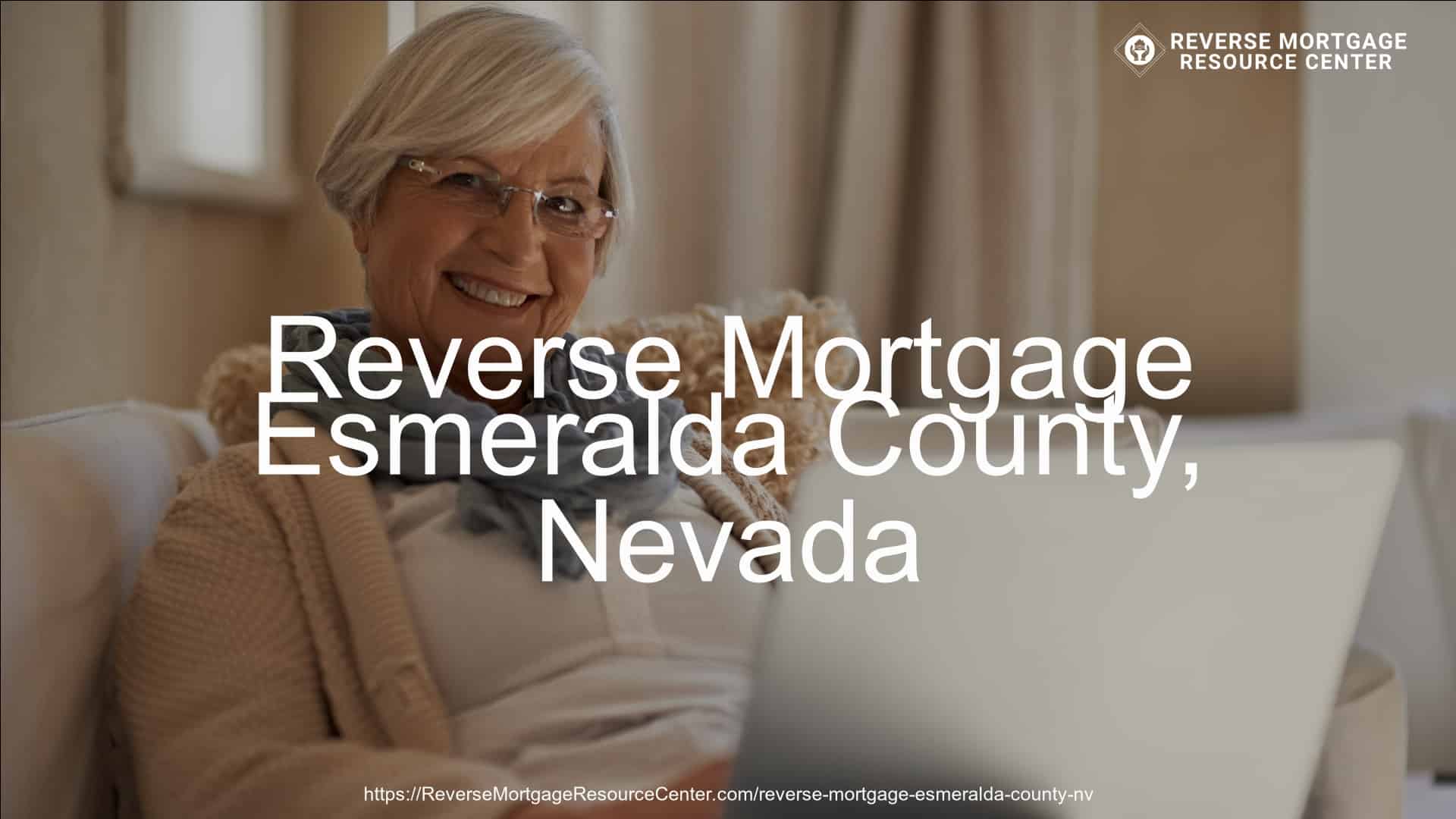 Reverse Mortgage Loans in Esmeralda County Nevada
